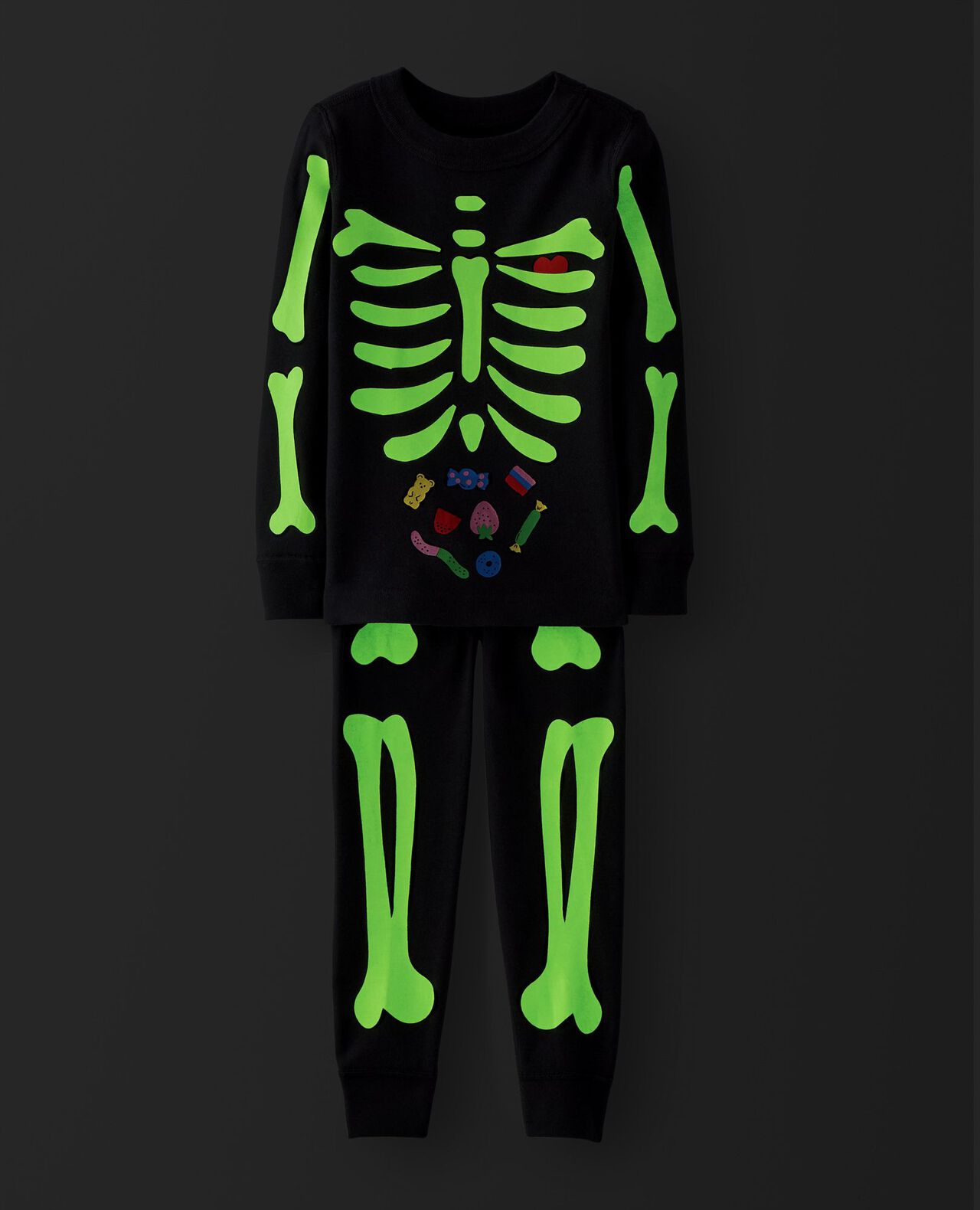 Halloween Glow-in-the-Dark HannaJams™ Pajama Set - Image 2