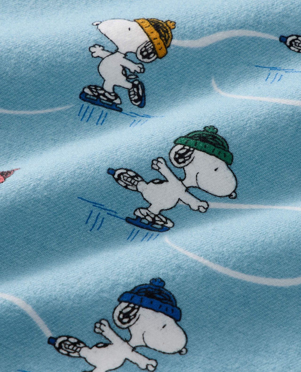 Adult Peanuts Holiday Flannel Pajama Top - Image 2