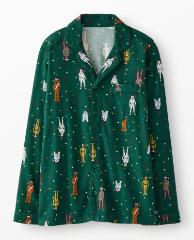 Adult STAR WARS™ Holiday Flannel Pajama Top