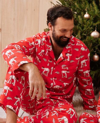 Adult STAR WARS™ Holiday Flannel Pajama Top