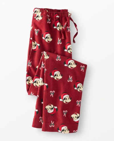 Adult Disney Mickey Mouse Holiday Flannel Pajama Pants