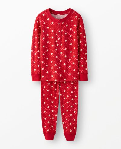 Holiday Waffle Pajama Set