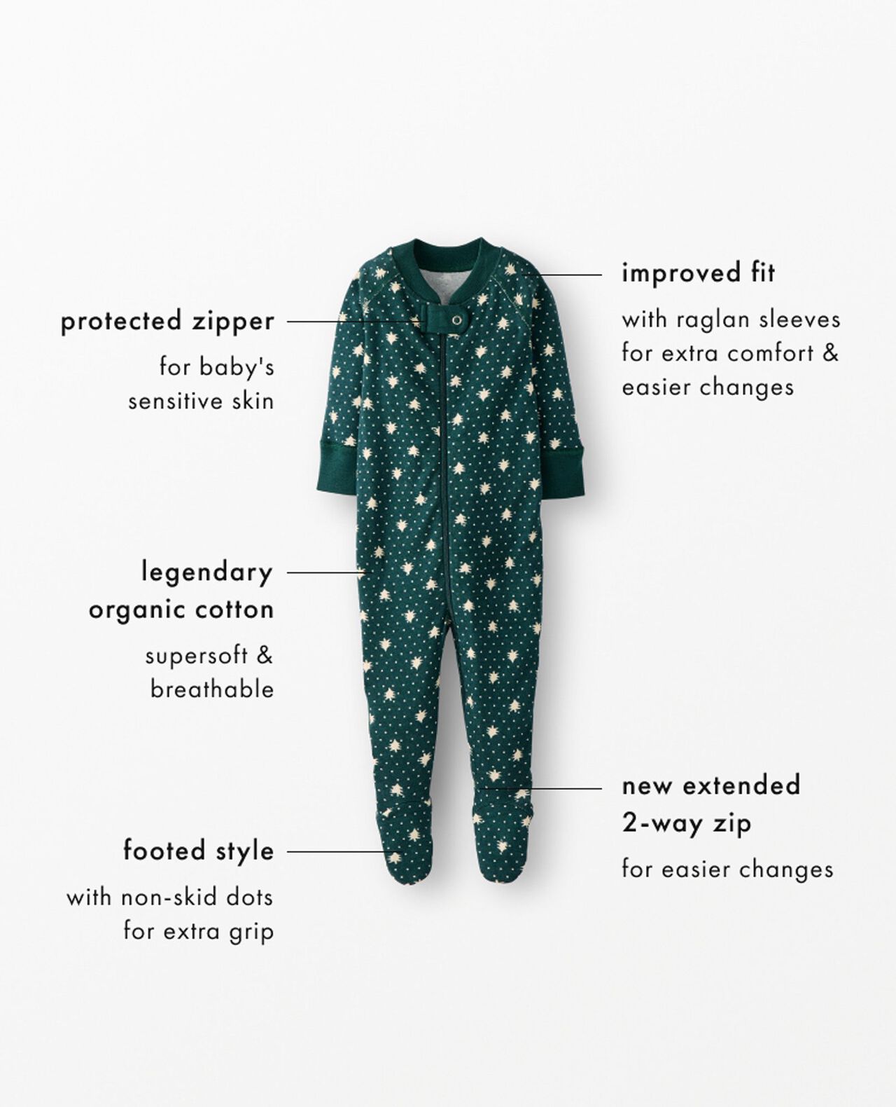 Holiday HannaJams™ Footed Sleeper - Image 4