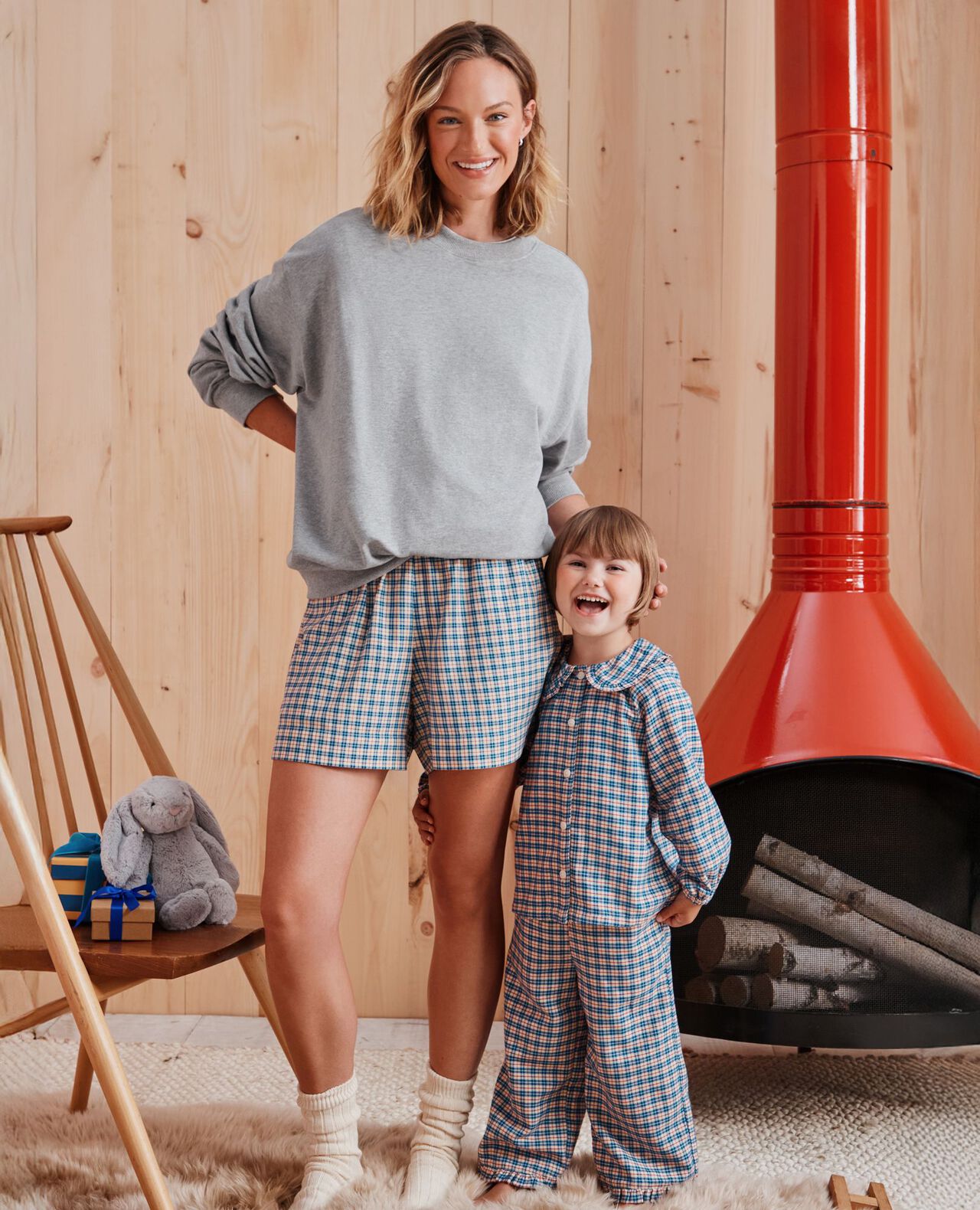 Holiday Flannel Ruffle Pajama Set - Image 4