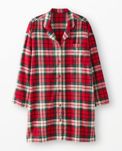 Women's Holiday Flannel Nightshirt