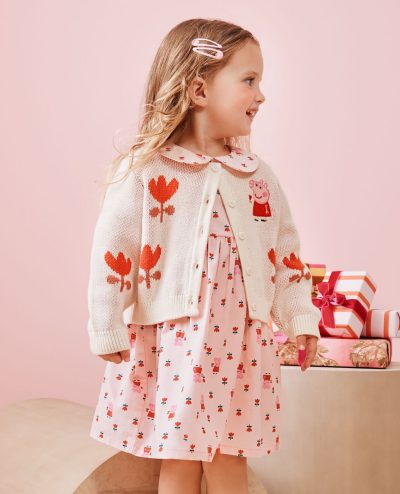 Peppa Pig 3/4 Sleeve Poplin Dress