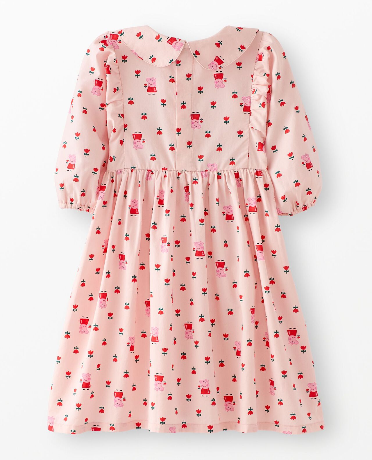 Peppa Pig 3/4 Sleeve Poplin Dress - Image 3
