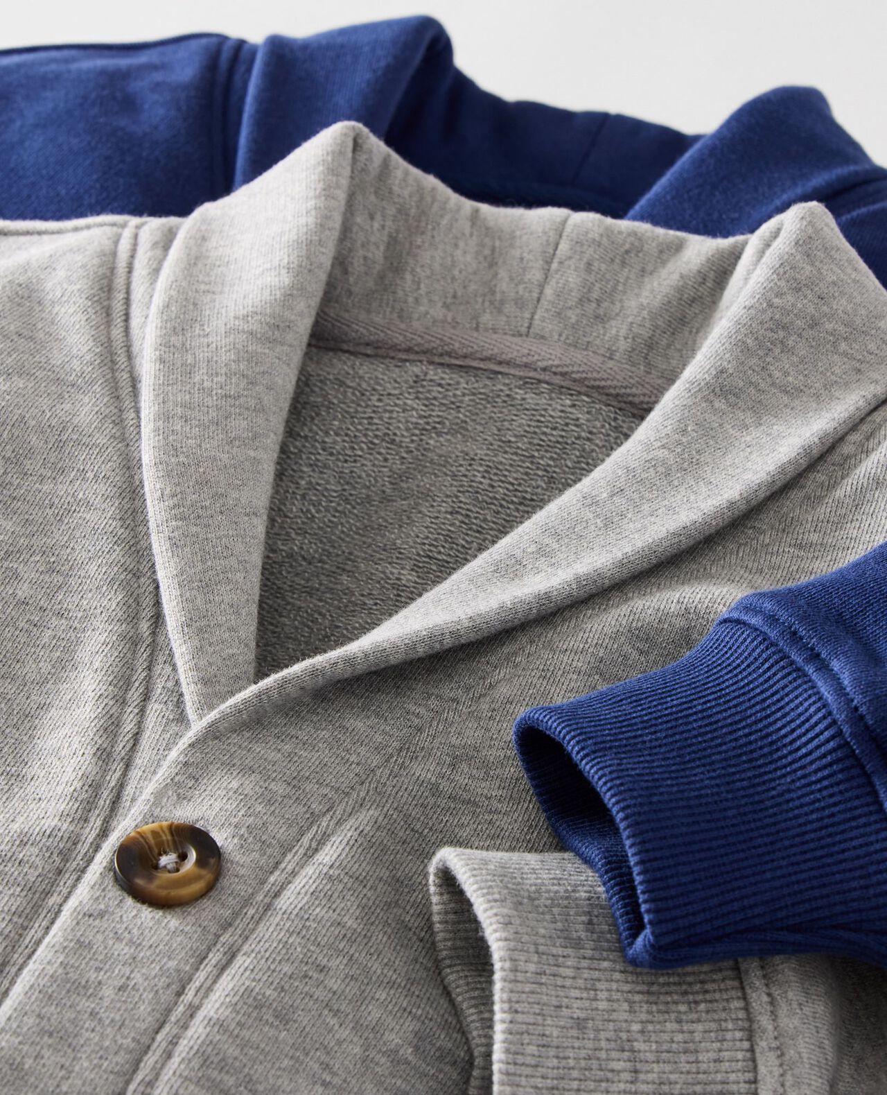 French Terry Shawl Collar Cardigan - Image 2