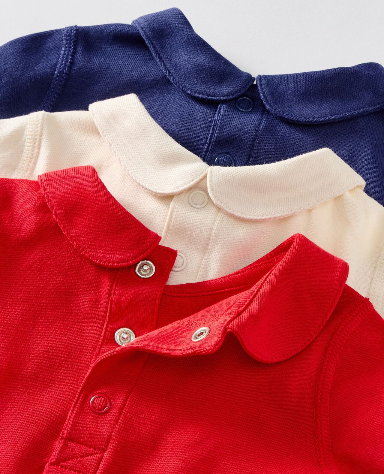Baby Long Sleeve Collared Bodysuit - Image 2