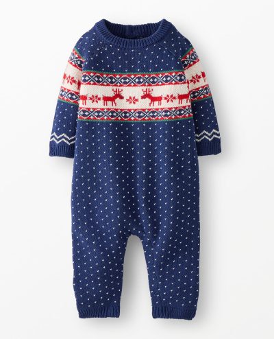 Baby Holiday Sweater Romper