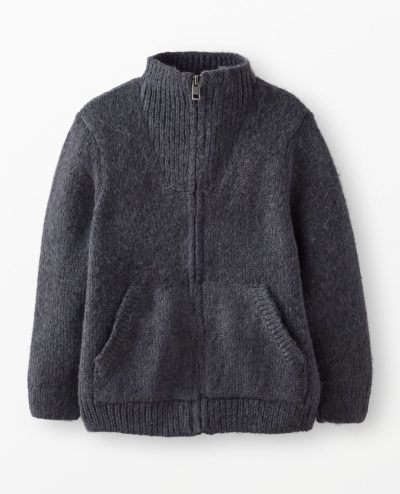 Heathered Zip Up Sweater