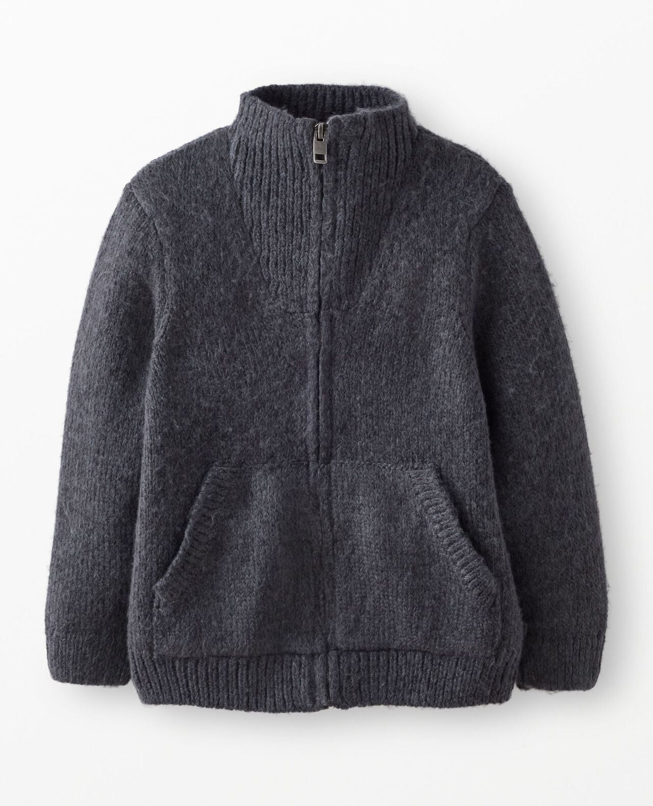 Heathered Zip Up Sweater