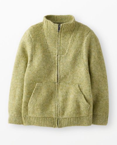 Heathered Zip Up Sweater
