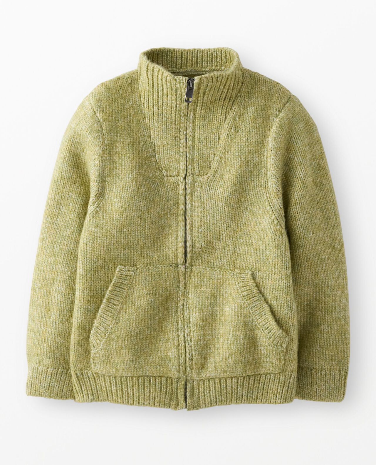 Heathered Zip Up Sweater