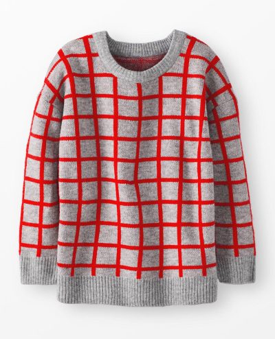Jacquard Windowpane Sweater