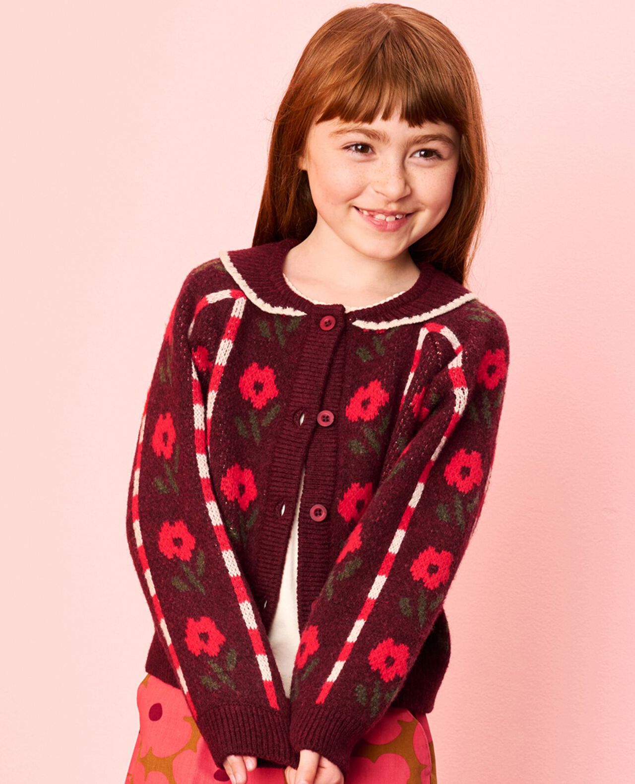 Jacquard Cardigan