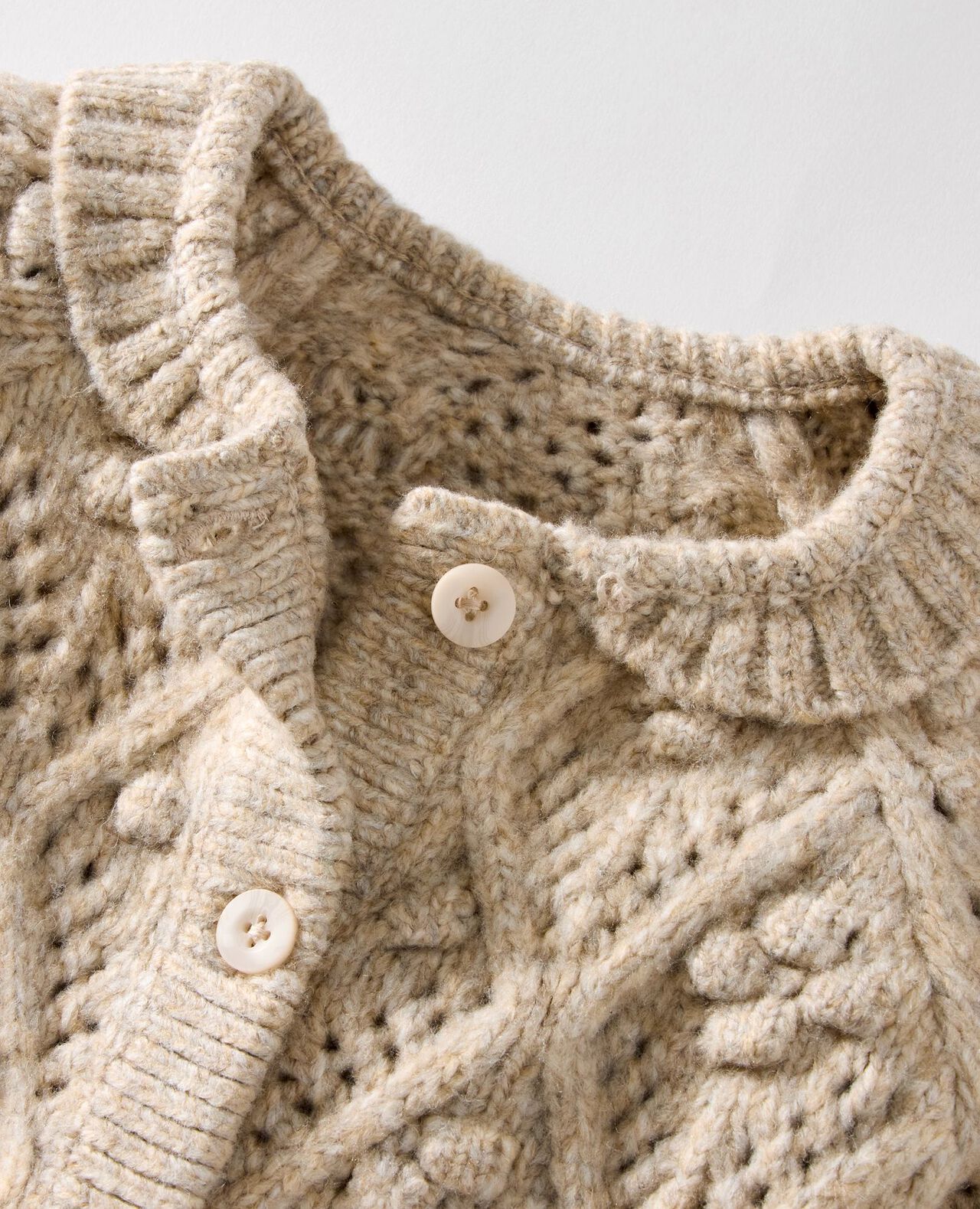 Textured Cable Cardigan - Image 3