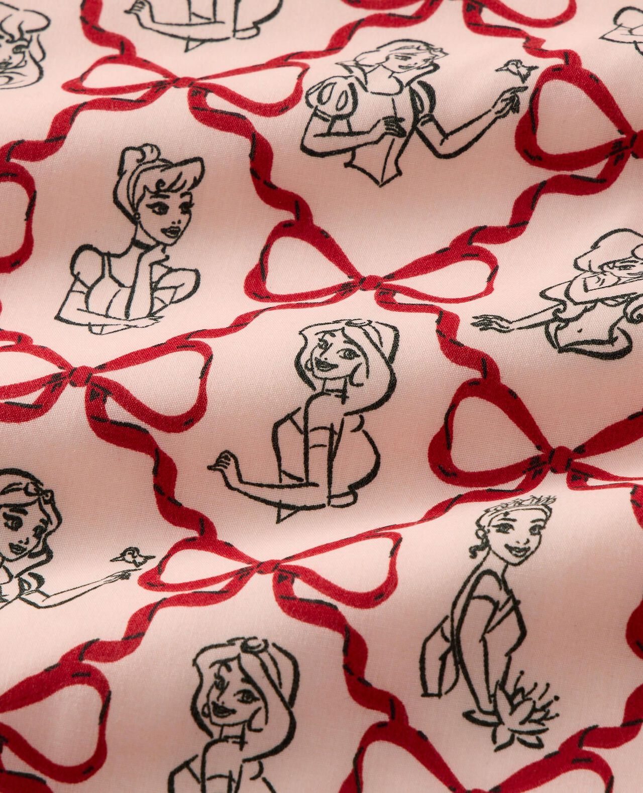 Disney Princess Holiday Long Sleeve Poplin Pajama Set - Image 2