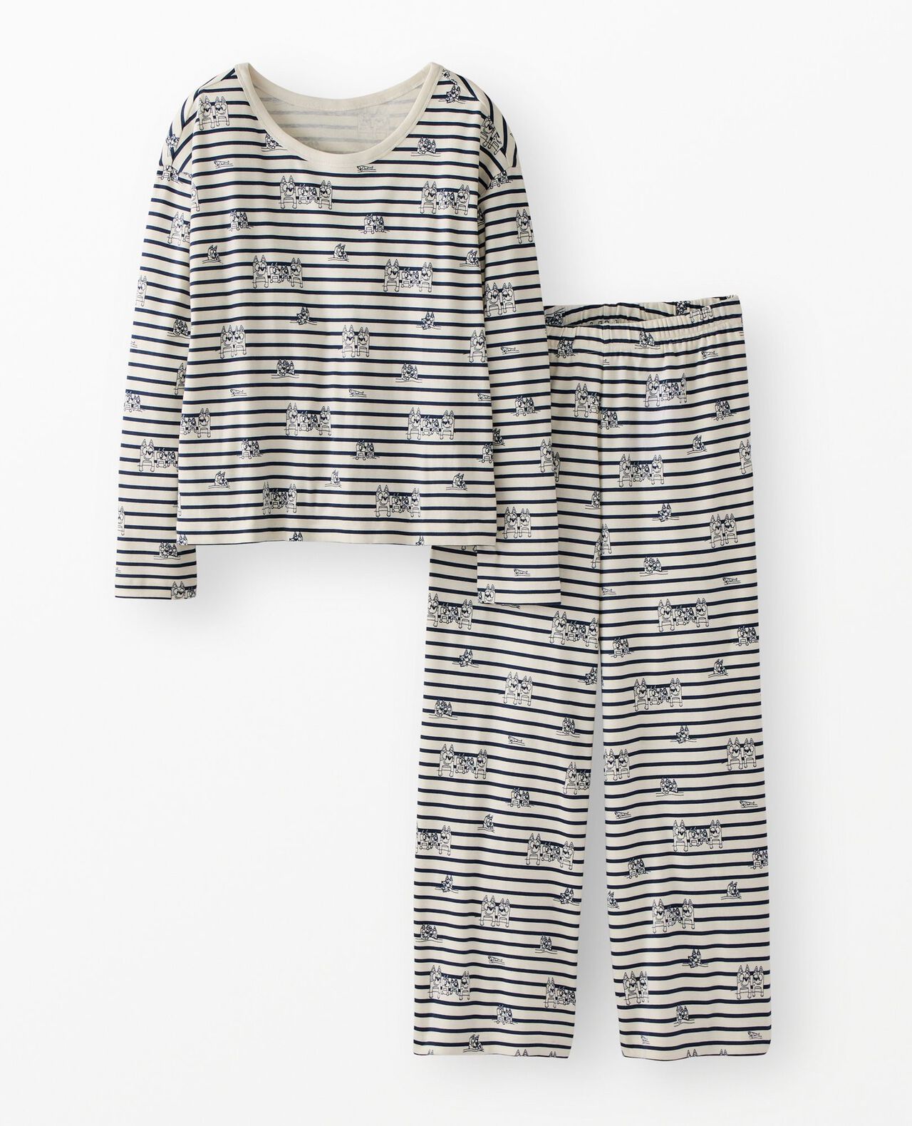 Women's Bluey Holiday Wide Leg Pajama Set