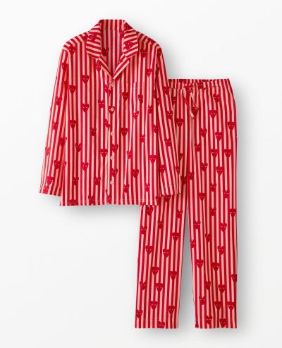 Adult Oeuf Long Sleeve Poplin Pajama Set