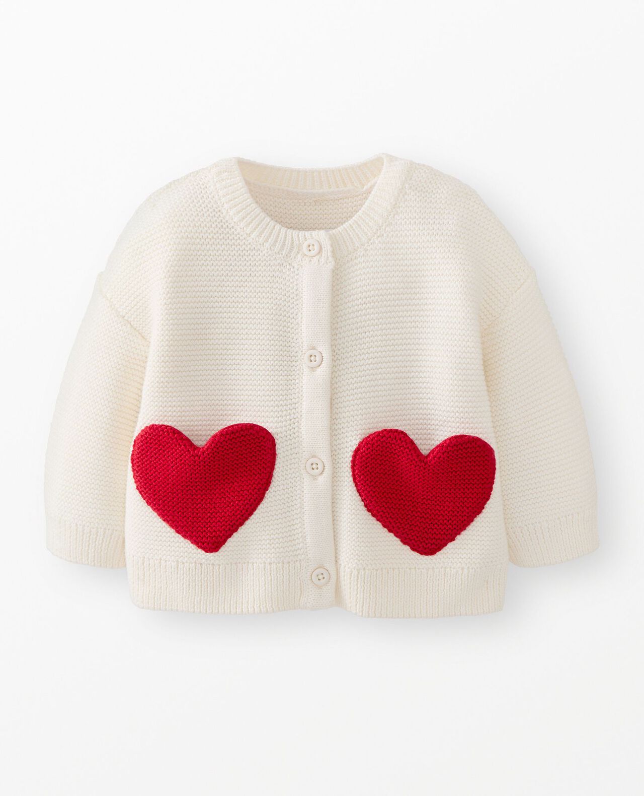 Baby Heart Pocket Cardigan Sweater - Image 2