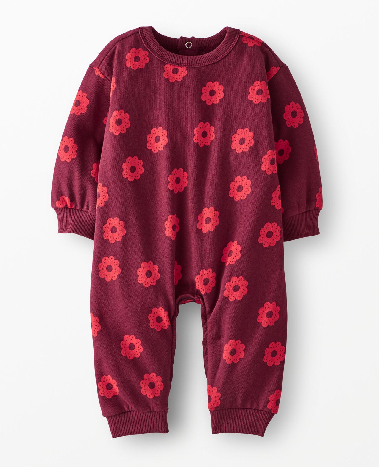 Baby Holiday Oversized French Terry Romper