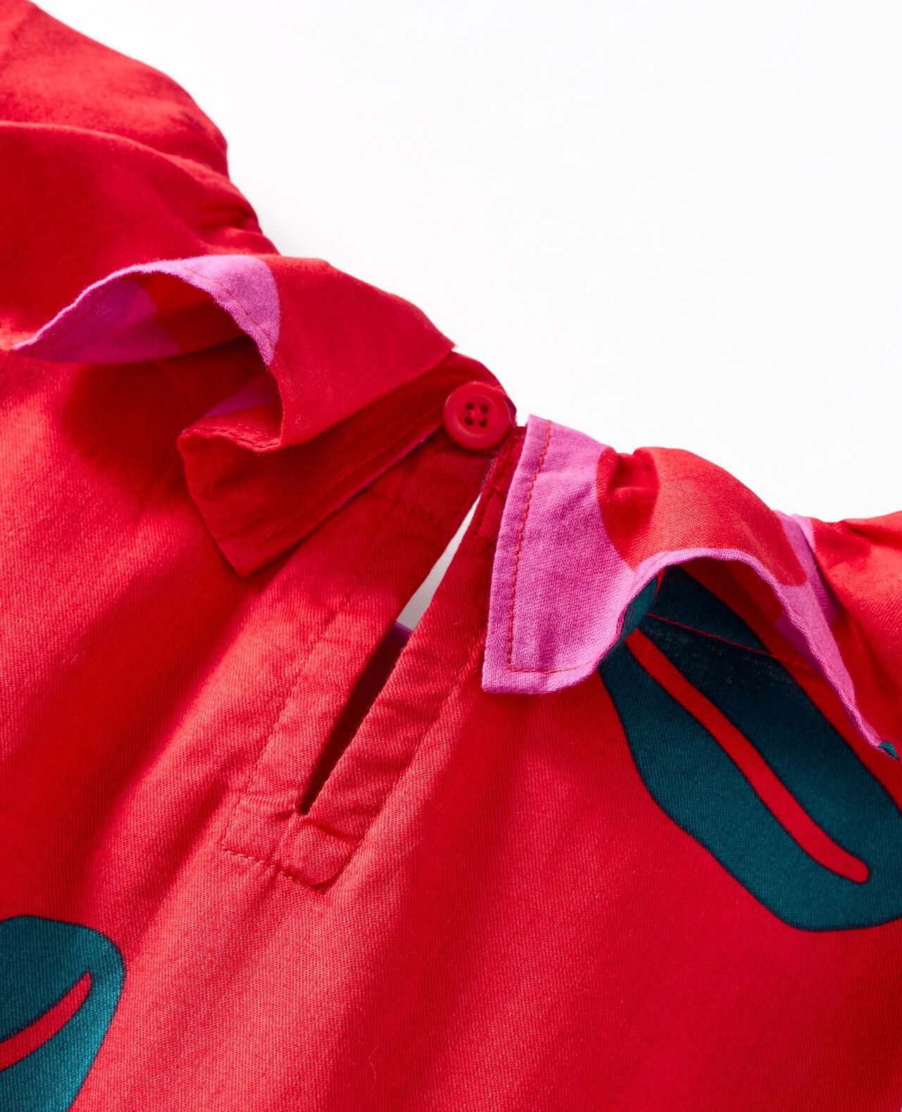 Long Sleeve Twill Collared Dress with Pockets - Image 2