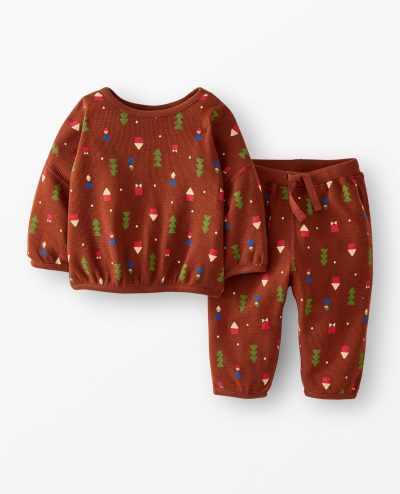 Baby Long Sleeve Waffle Top & Pants Set