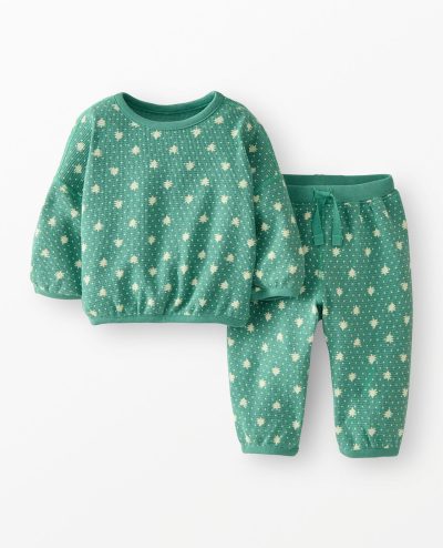 Baby Long Sleeve Waffle Top & Pants Set