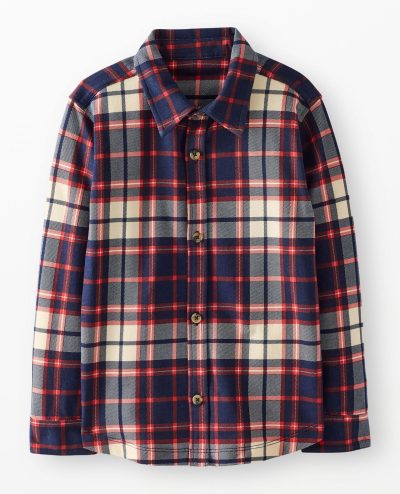 French Terry Button Up Shirt