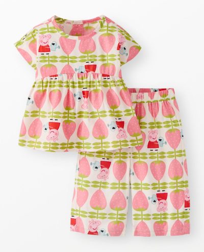 Peppa Pig Poplin Top & Wide Leg Pants Set