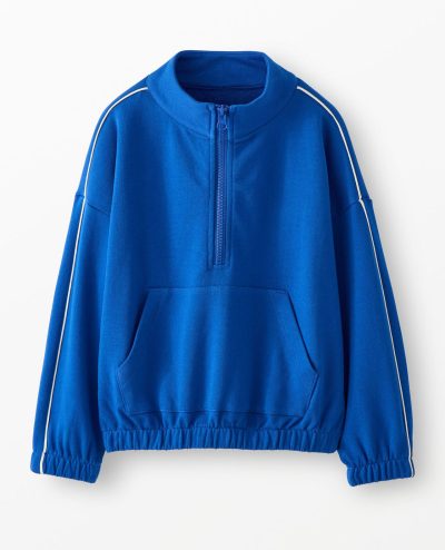 French Terry Quarter Zip Sweatshirt
