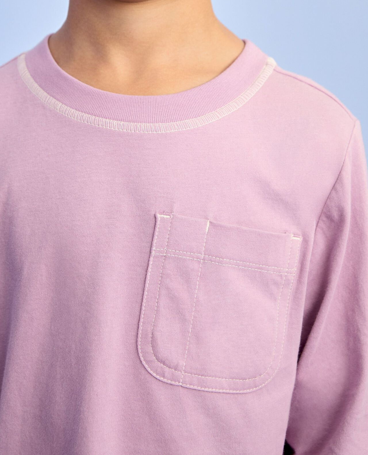 Long Sleeve Relaxed Fit Pocket T-Shirt - Image 4