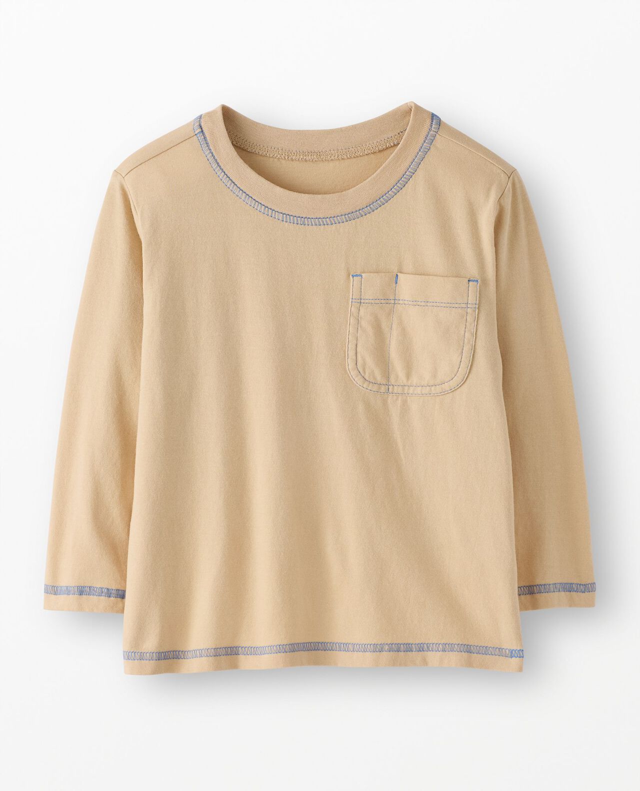Long Sleeve Relaxed Fit Pocket T-Shirt
