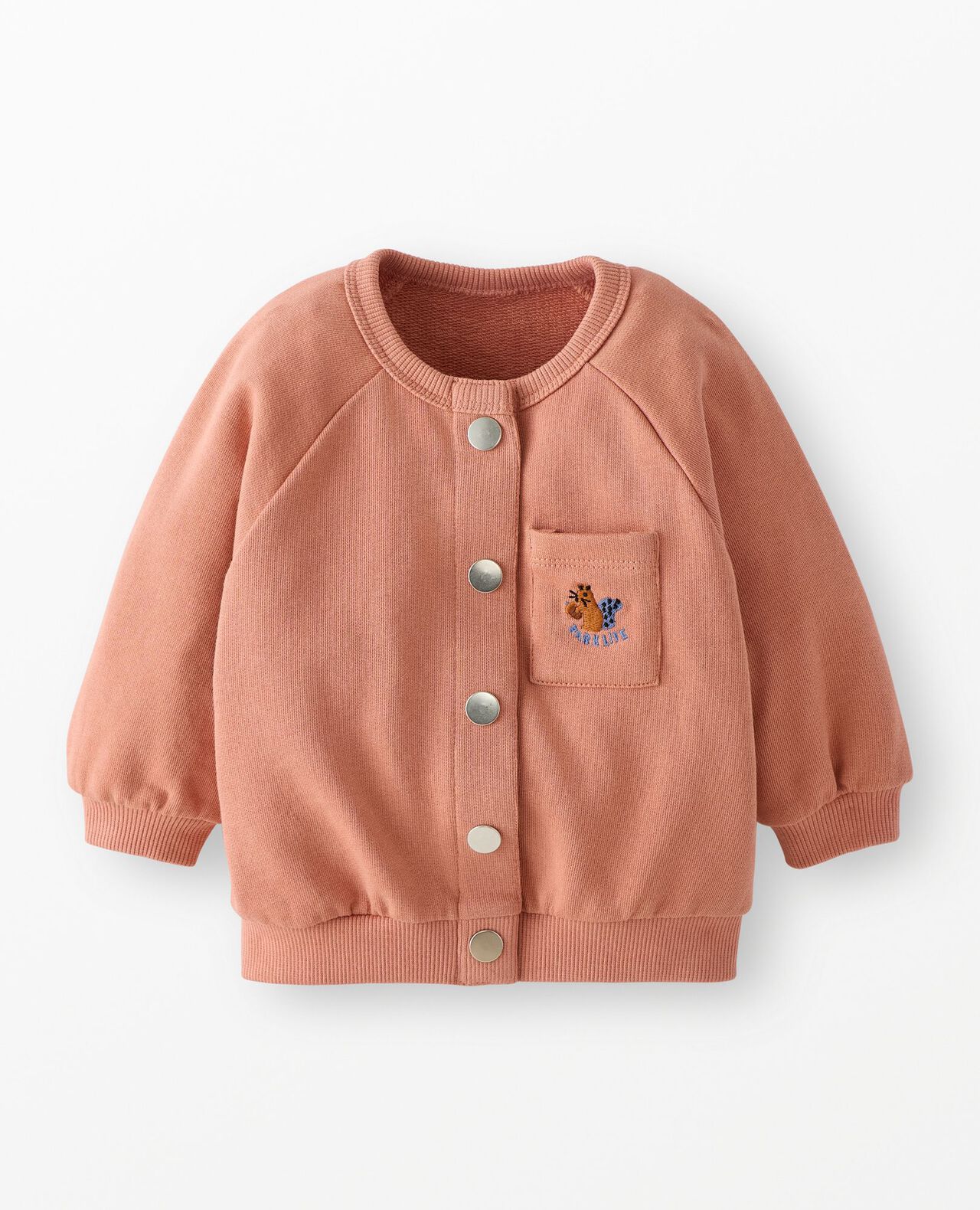 Baby Oversized French Terry Snap Jacket - Image 2