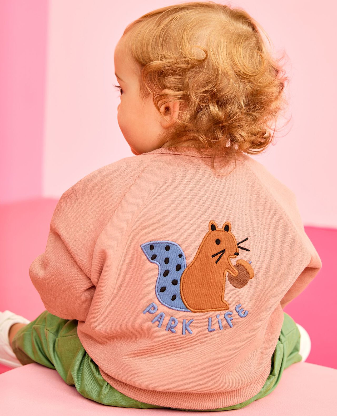 Baby Oversized French Terry Snap Jacket - Image 6