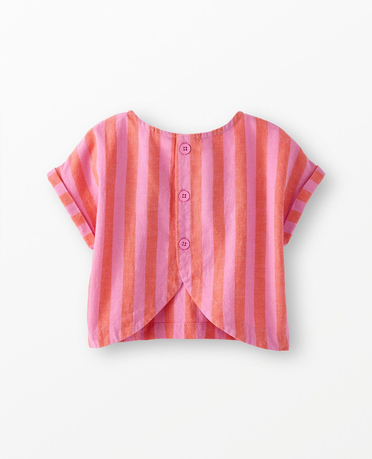 Dolman Sleeve Linen Crossback Top - Image 2