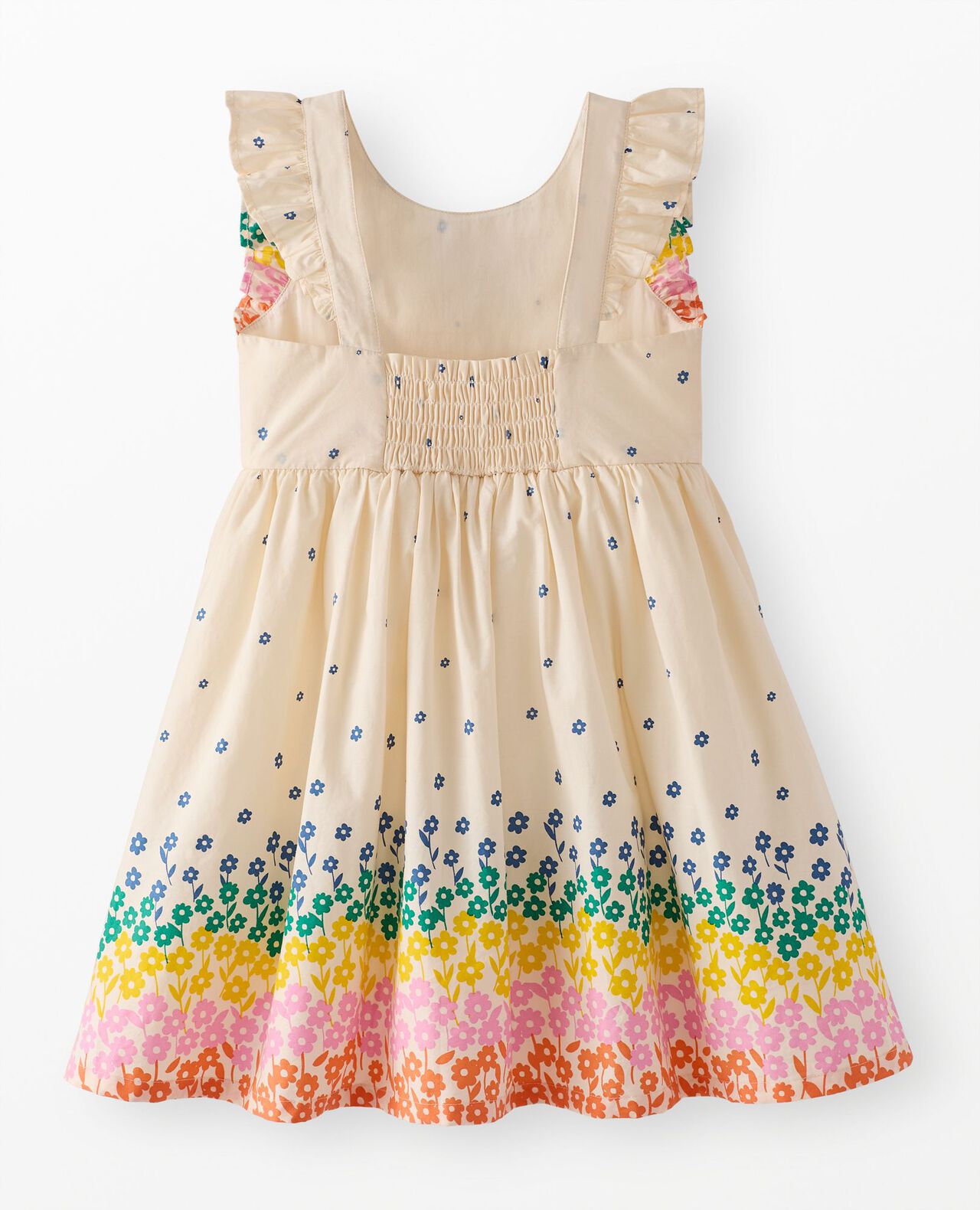 Ruffle Sleeve Poplin Dress - Image 2