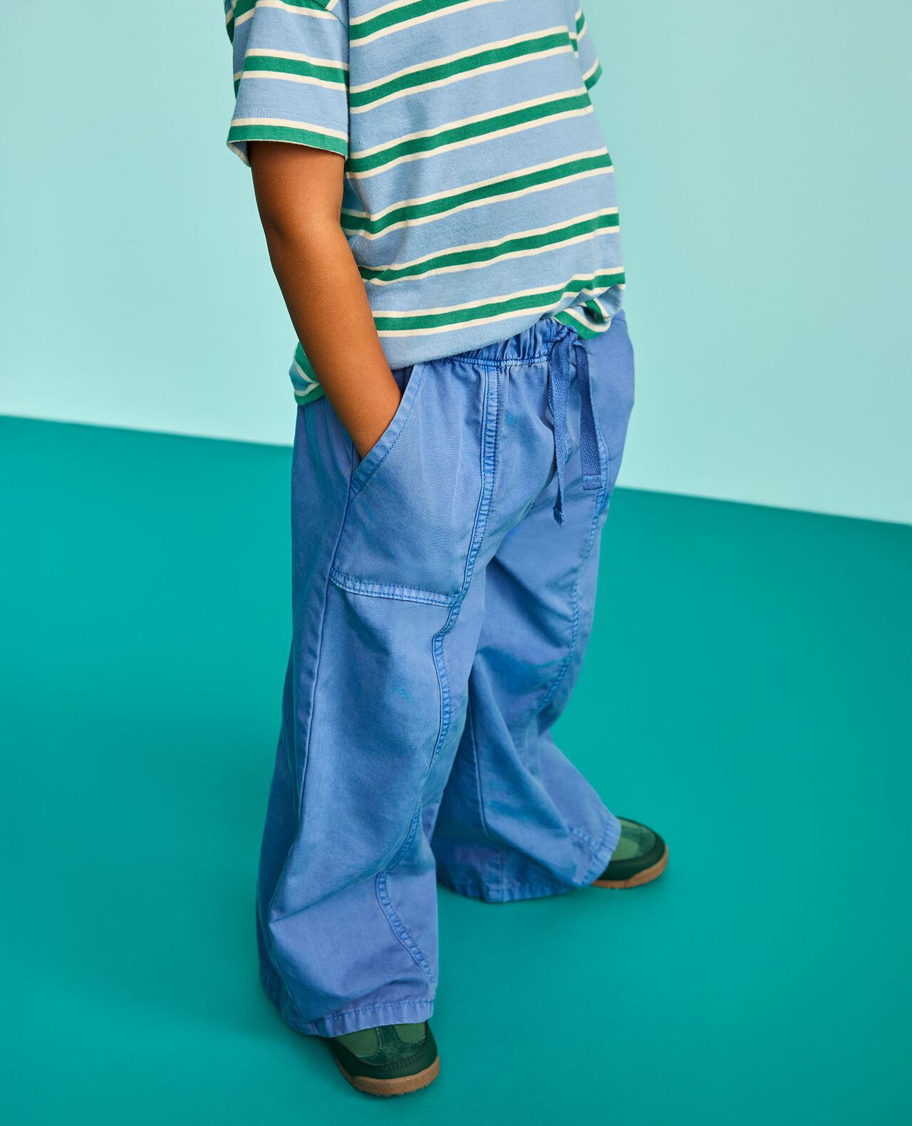 Canvas Wide Leg Pants - Image 3