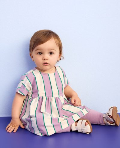 Baby Dolman Sleeve Dress & Leggings Set