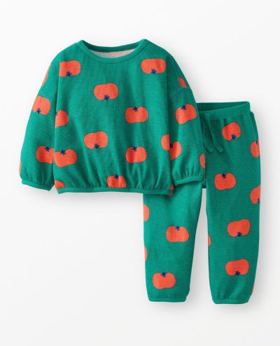 Long Sleeve Waffle Top & Pants Set