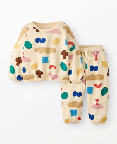 Long Sleeve Waffle Top & Pants Set