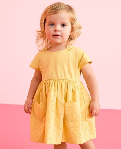 Baby Tulip Pocket Dress & Bloomers Set