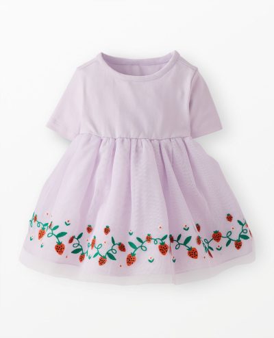 Baby Embroidered Tulle Skater Dress
