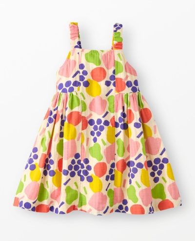 Sleeveless Muslin Dress with Pockets
