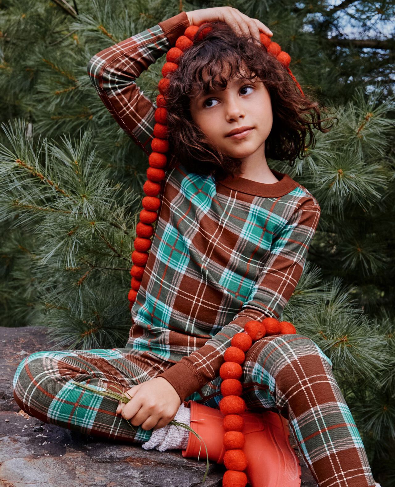 HannaJams™ Plaid Pajama Set