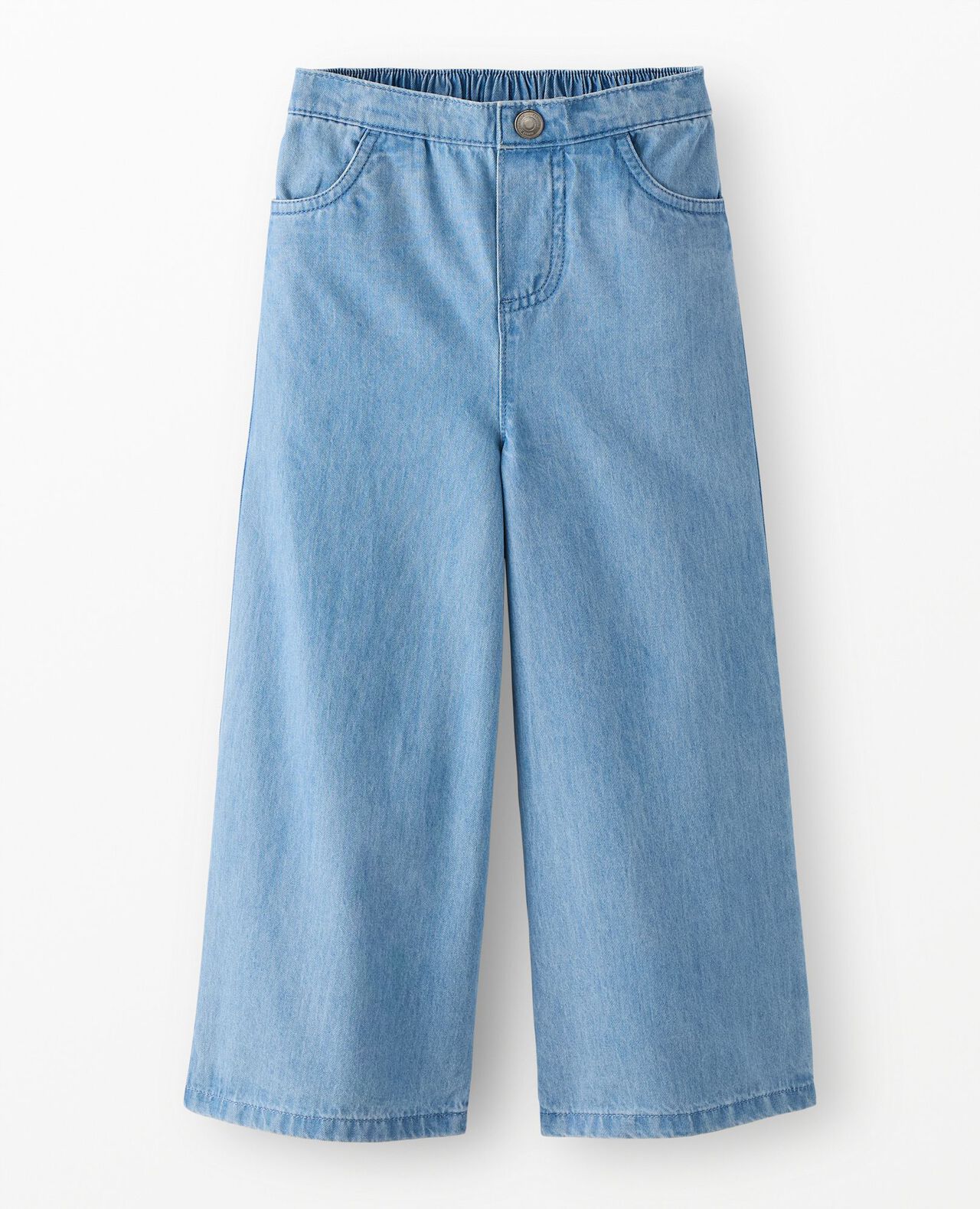 Denim Wide Leg Pants