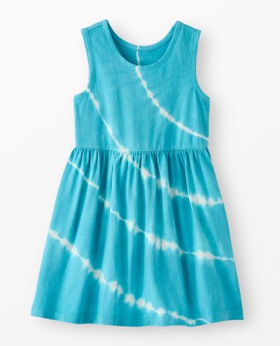 Sleeveless Tie-Dye Dress with Pockets