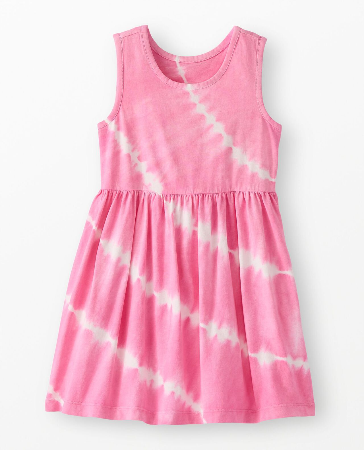 Sleeveless Tie-Dye Dress with Pockets