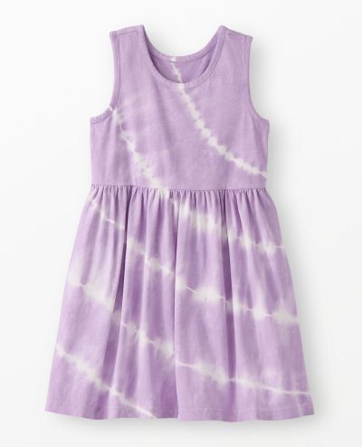 Sleeveless Tie-Dye Dress with Pockets